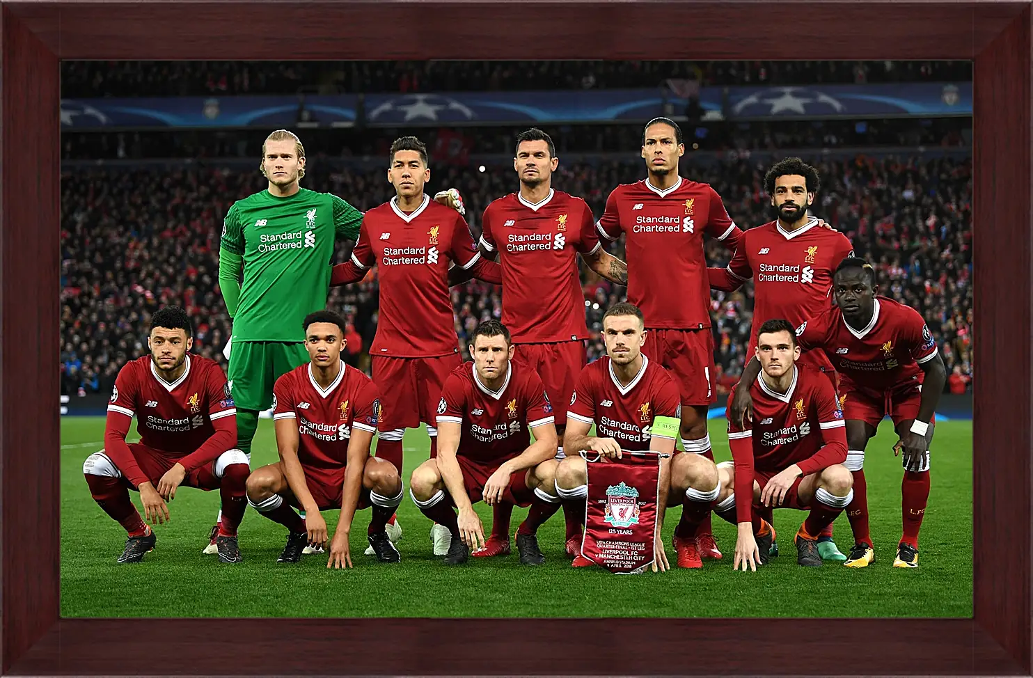 Картина в раме - Фото перед матчем ФК Ливерпуль. FC Liverpool