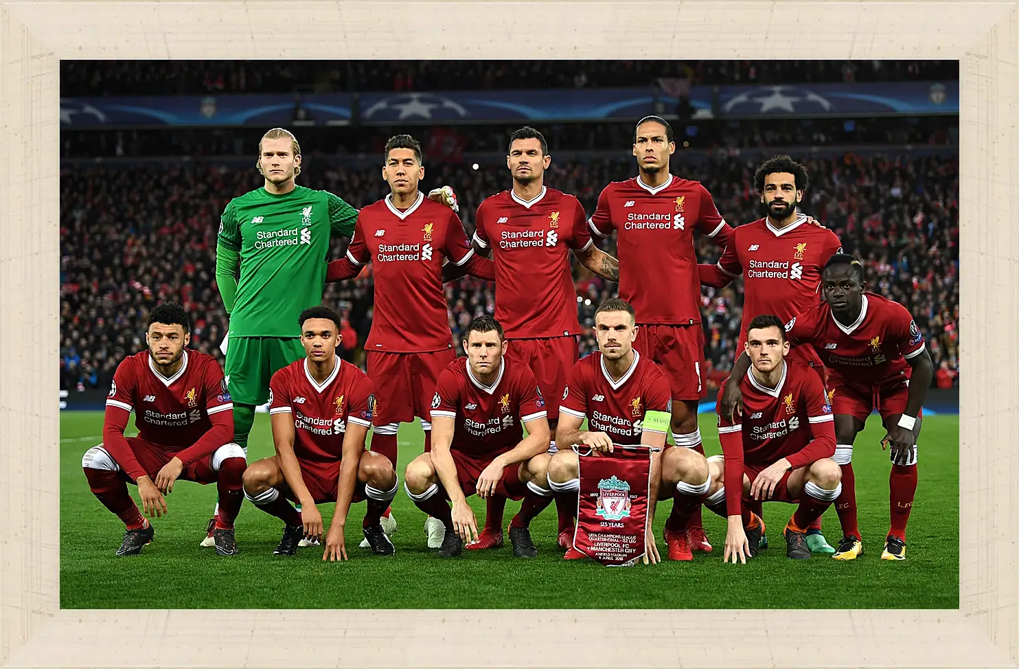 Картина в раме - Фото перед матчем ФК Ливерпуль. FC Liverpool