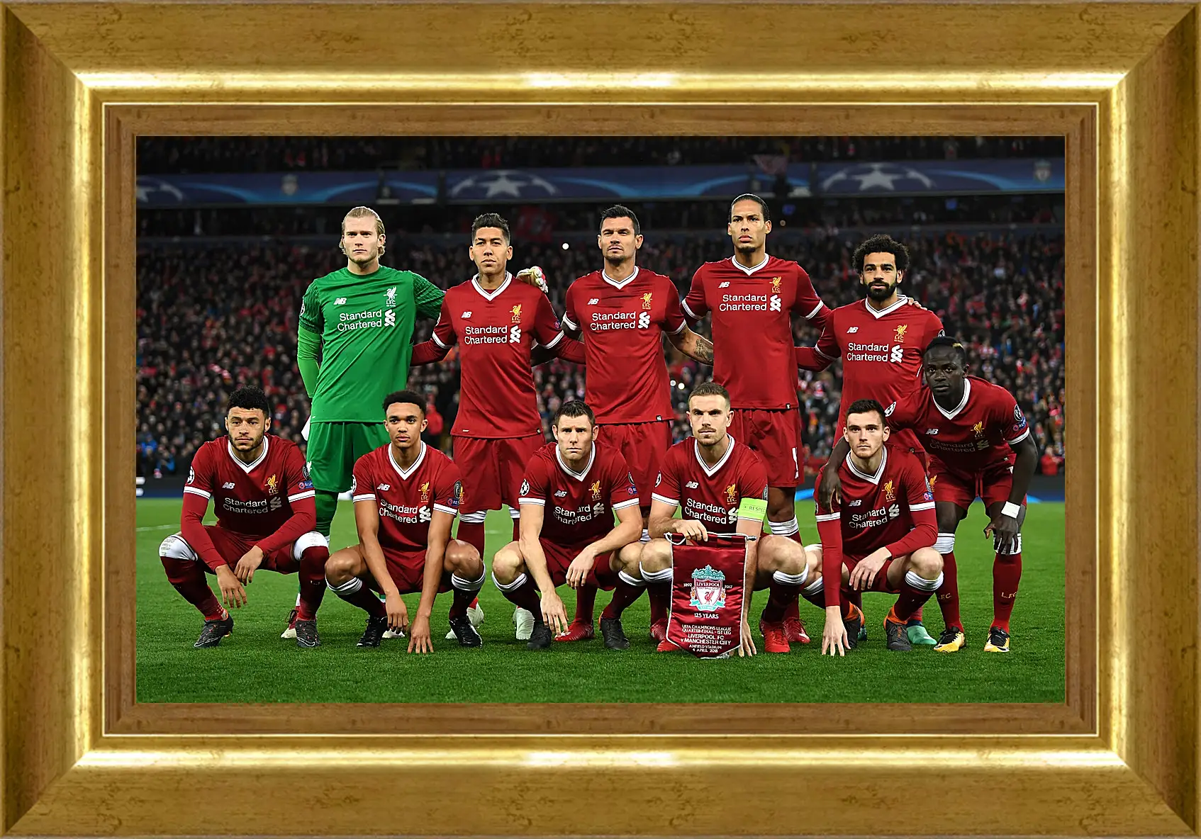 Картина в раме - Фото перед матчем ФК Ливерпуль. FC Liverpool