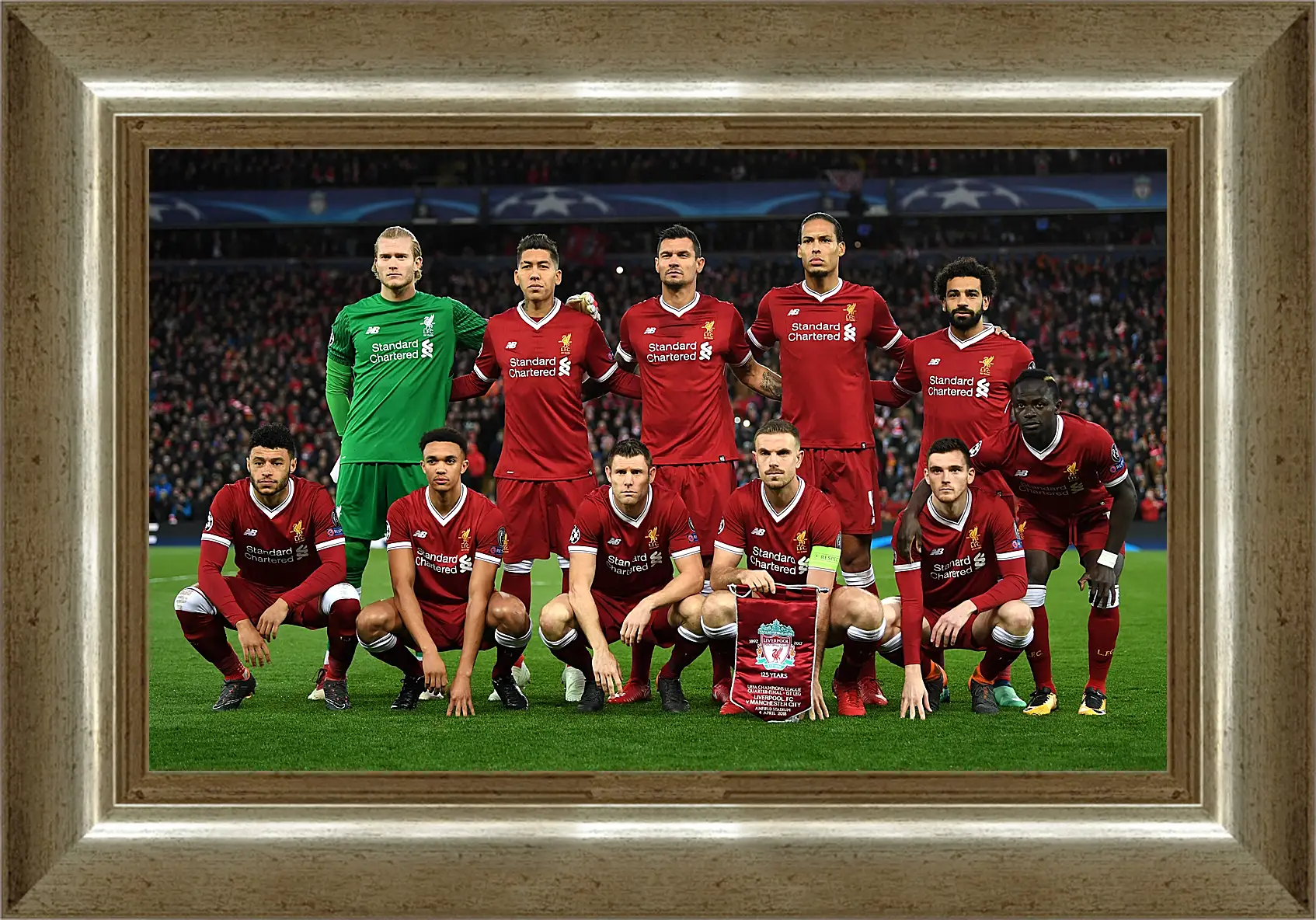 Картина в раме - Фото перед матчем ФК Ливерпуль. FC Liverpool