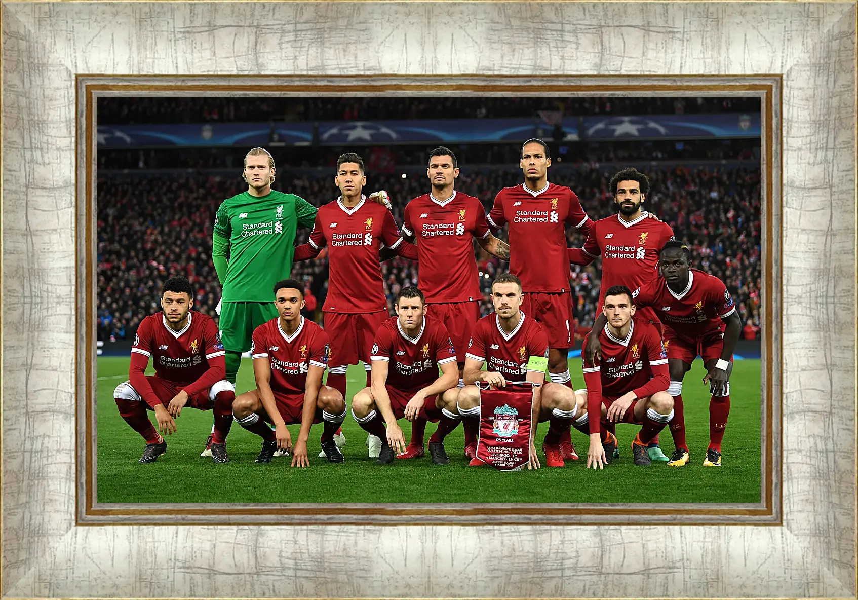 Картина в раме - Фото перед матчем ФК Ливерпуль. FC Liverpool