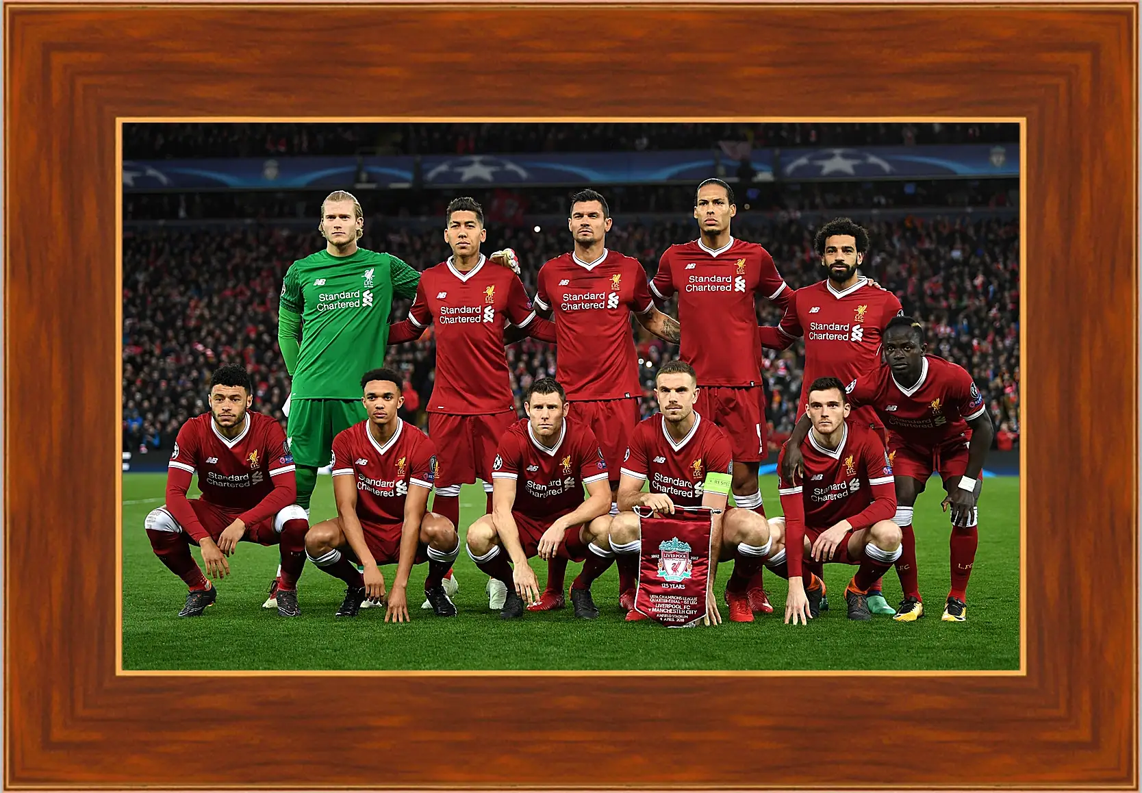 Картина в раме - Фото перед матчем ФК Ливерпуль. FC Liverpool