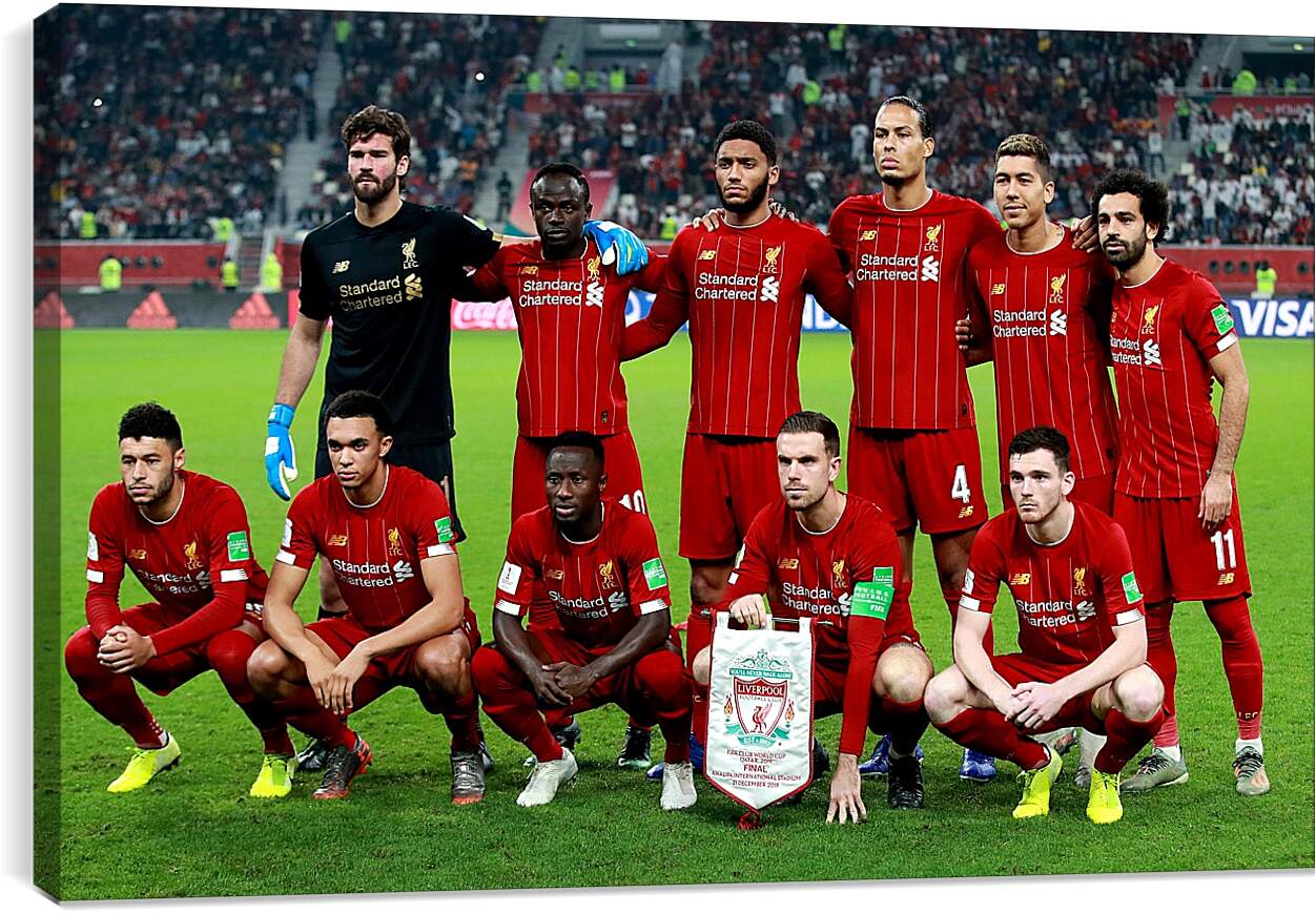 Постер и плакат - Фото перед матчем ФК Ливерпуль. FC Liverpool