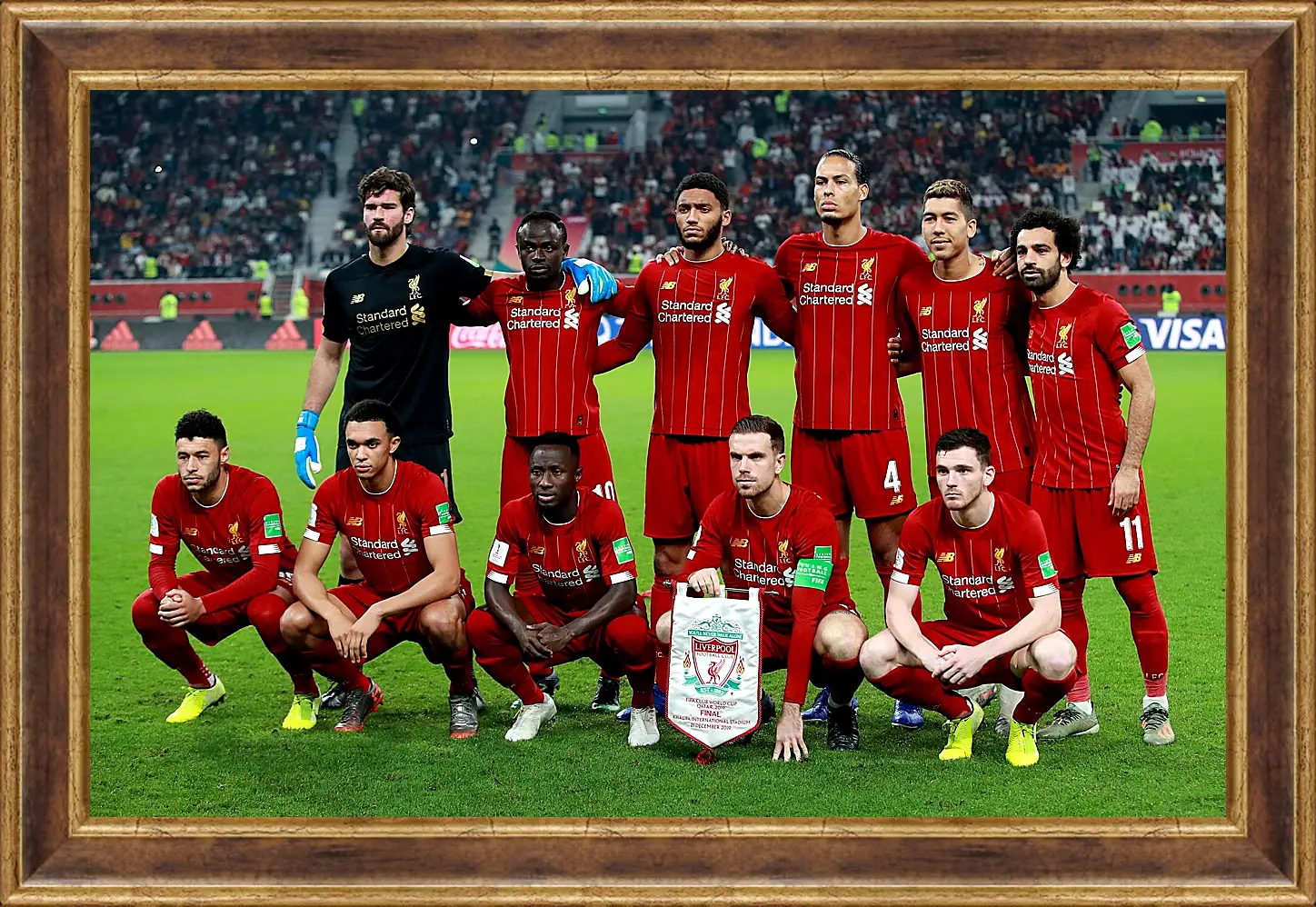 Картина в раме - Фото перед матчем ФК Ливерпуль. FC Liverpool