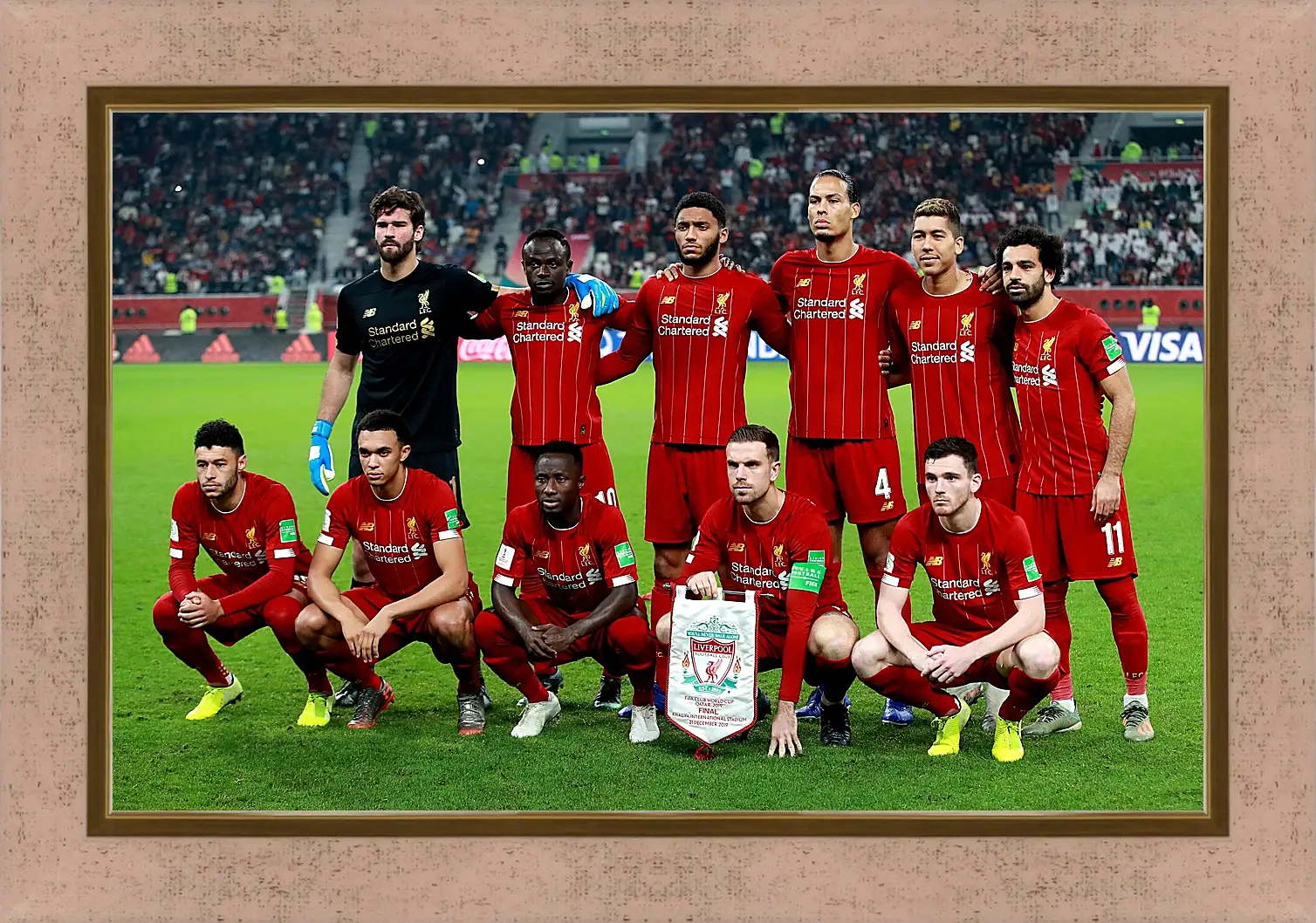 Картина в раме - Фото перед матчем ФК Ливерпуль. FC Liverpool