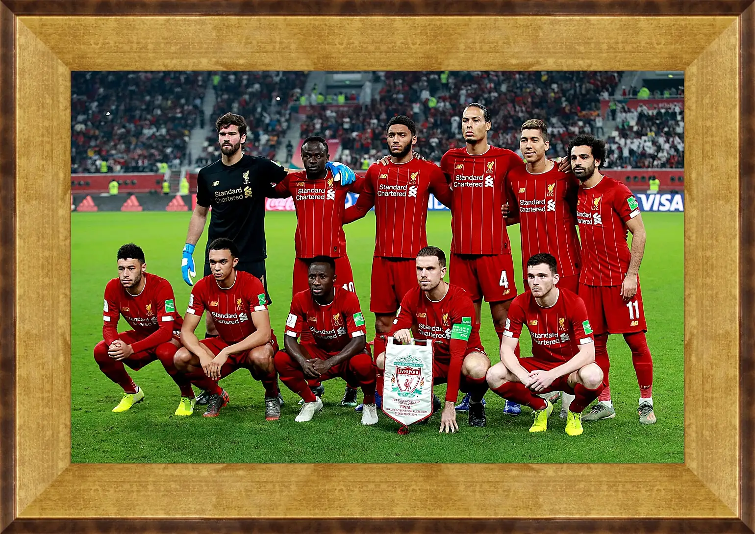 Картина в раме - Фото перед матчем ФК Ливерпуль. FC Liverpool