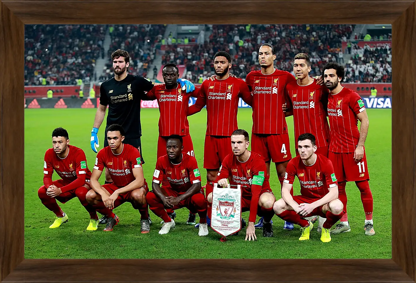 Картина в раме - Фото перед матчем ФК Ливерпуль. FC Liverpool