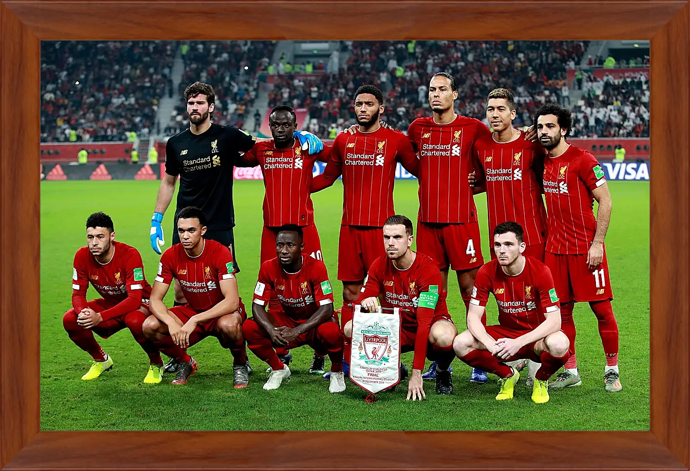 Картина в раме - Фото перед матчем ФК Ливерпуль. FC Liverpool