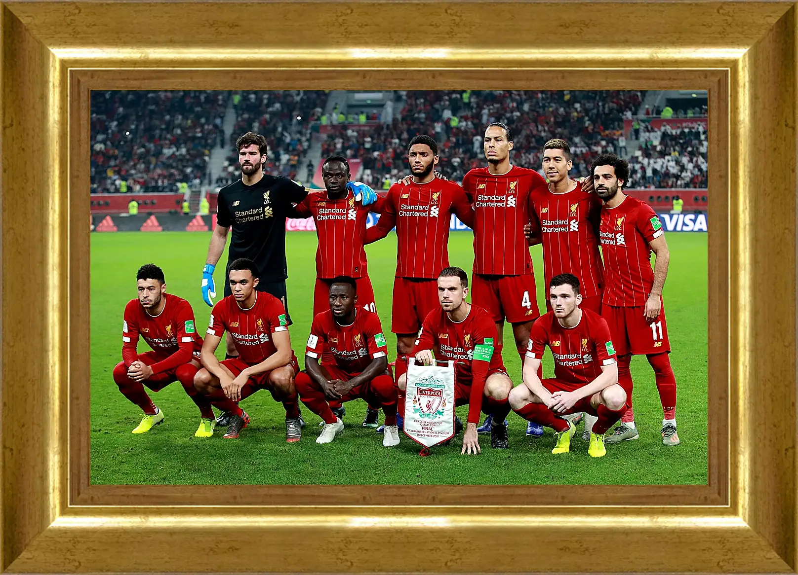 Картина в раме - Фото перед матчем ФК Ливерпуль. FC Liverpool