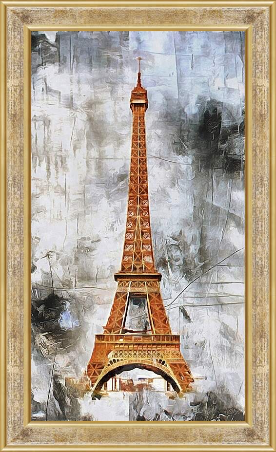 Картина в раме - Эйфелева башня