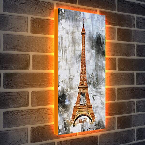 Лайтбокс световая панель - Эйфелева башня