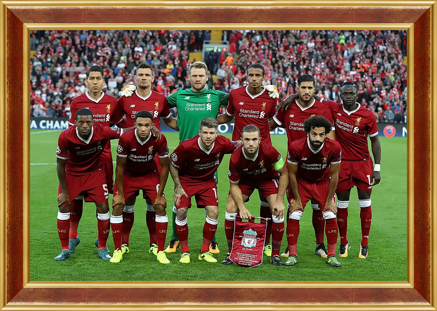 Картина в раме - Фото перед матчем ФК Ливерпуль. FC Liverpool