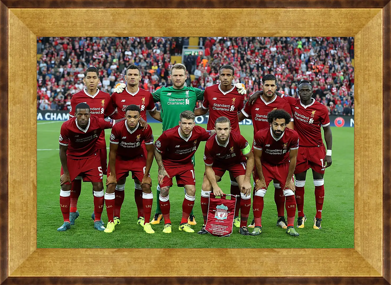 Картина в раме - Фото перед матчем ФК Ливерпуль. FC Liverpool