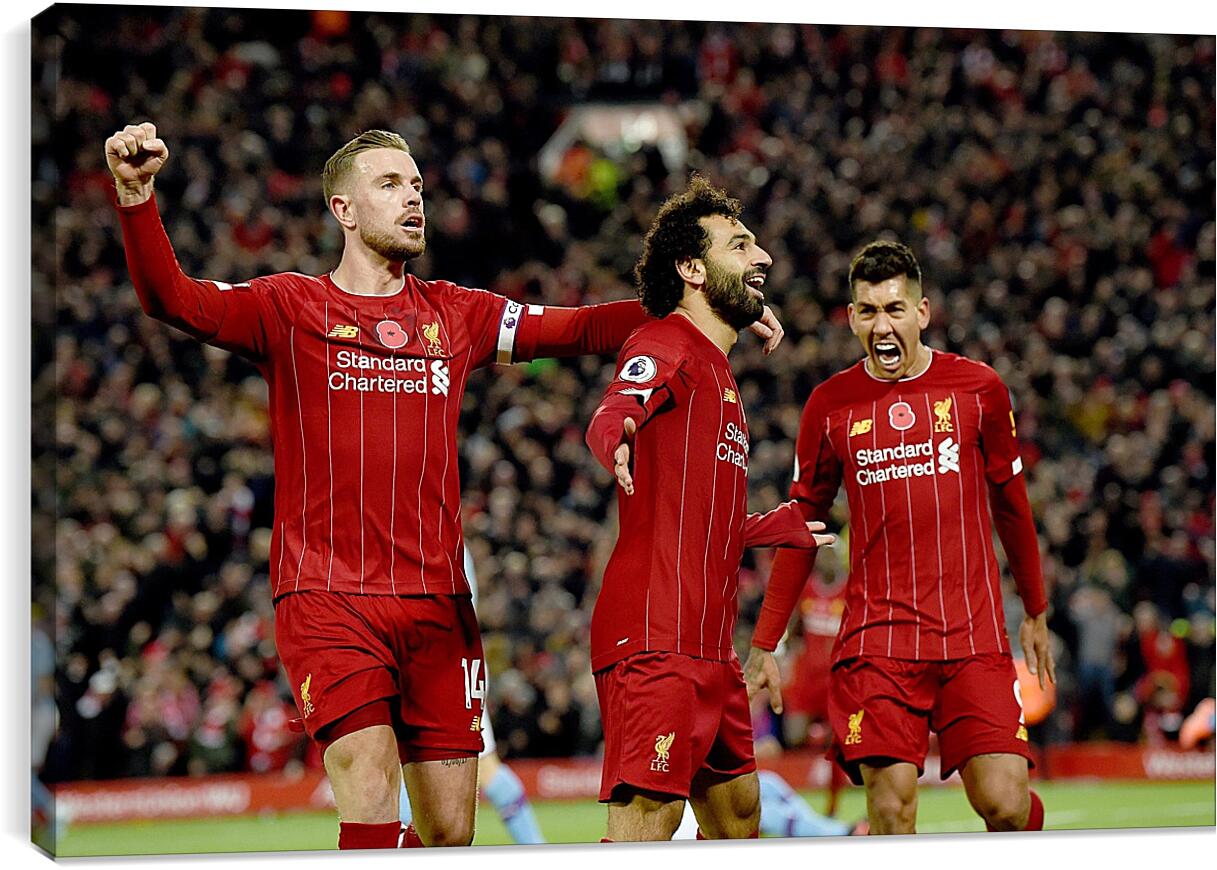 Постер и плакат - Празднование гола. Ливерпуль. Liverpool
