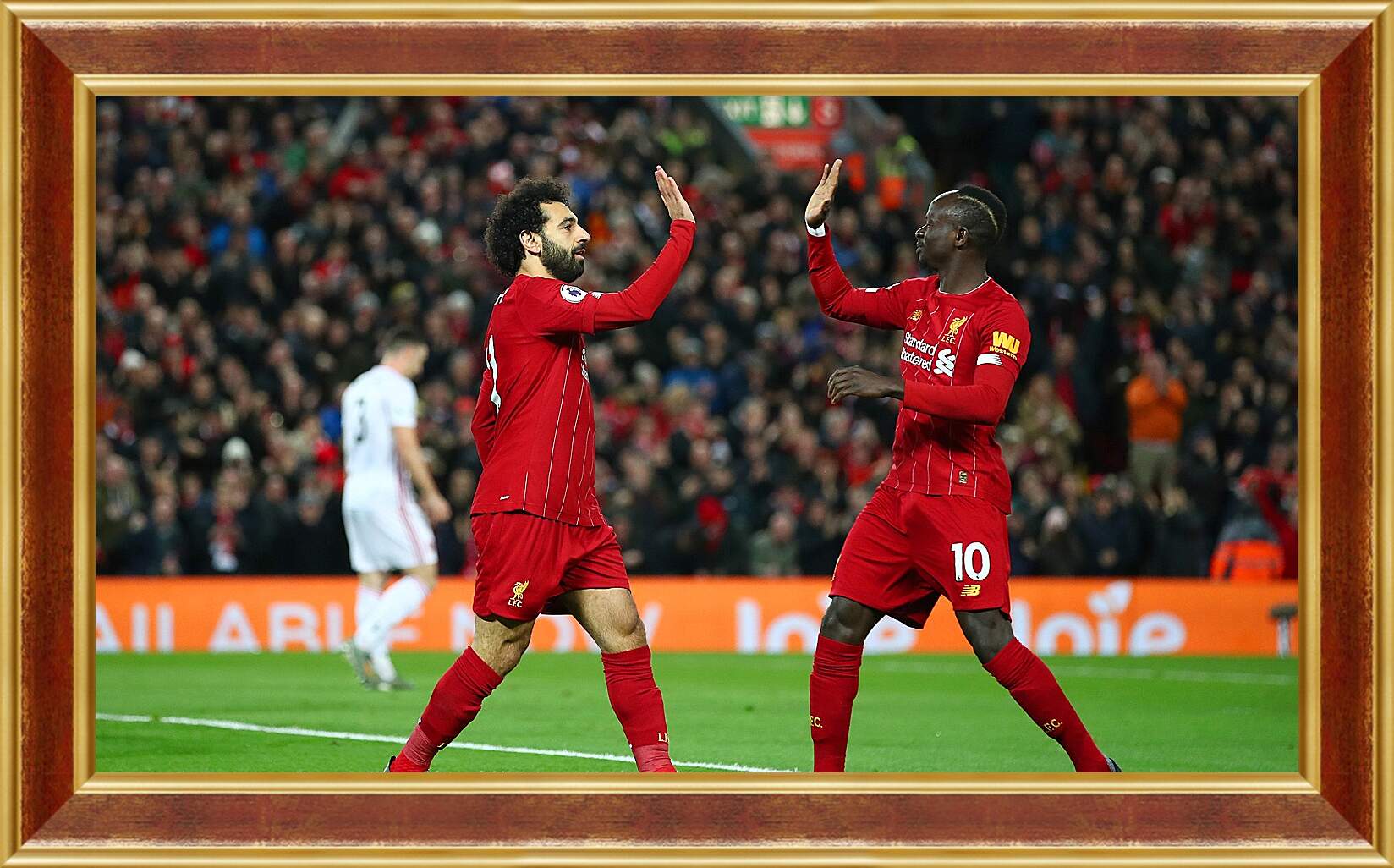 Картина в раме - Празднование гола. Ливерпуль. Liverpool