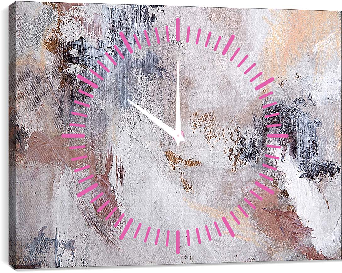 Часы картина - Abstract Art Painting