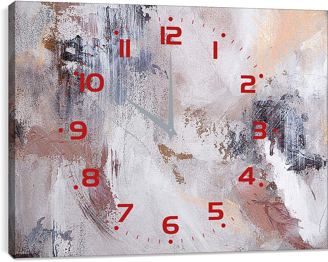 Часы картина - Abstract Art Painting