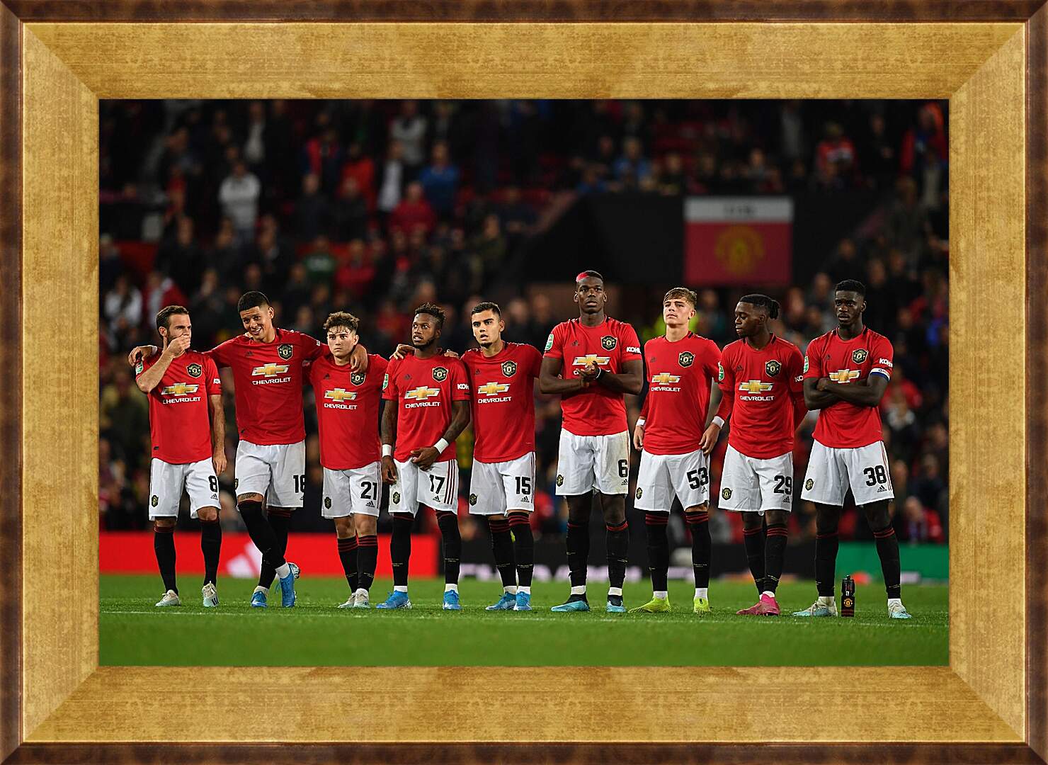 Картина в раме - ФК Манчестер Юнайтед. FC Manchester United