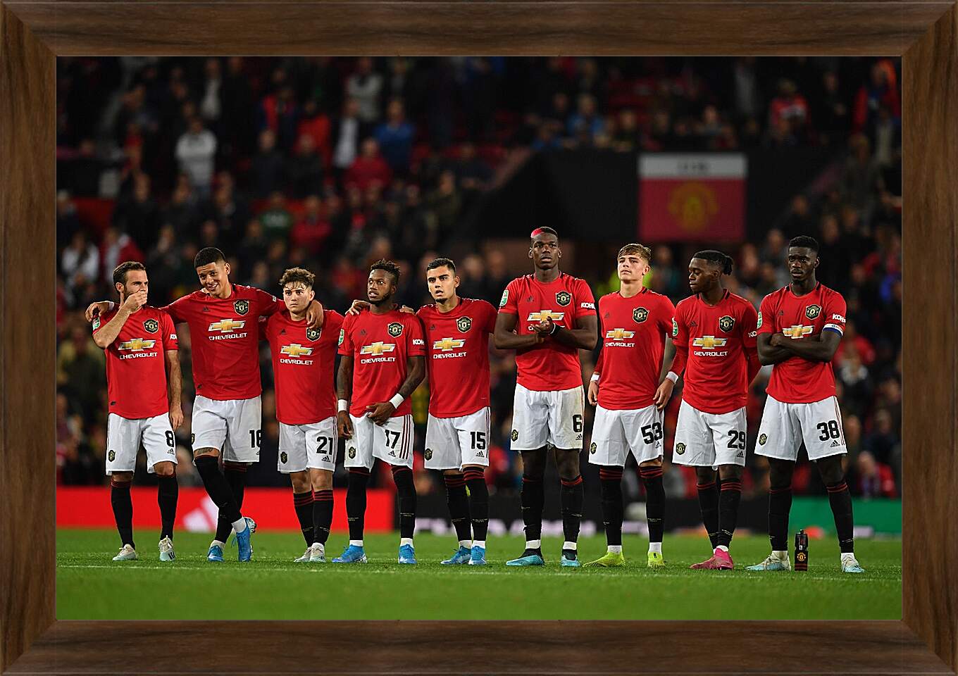 Картина в раме - ФК Манчестер Юнайтед. FC Manchester United
