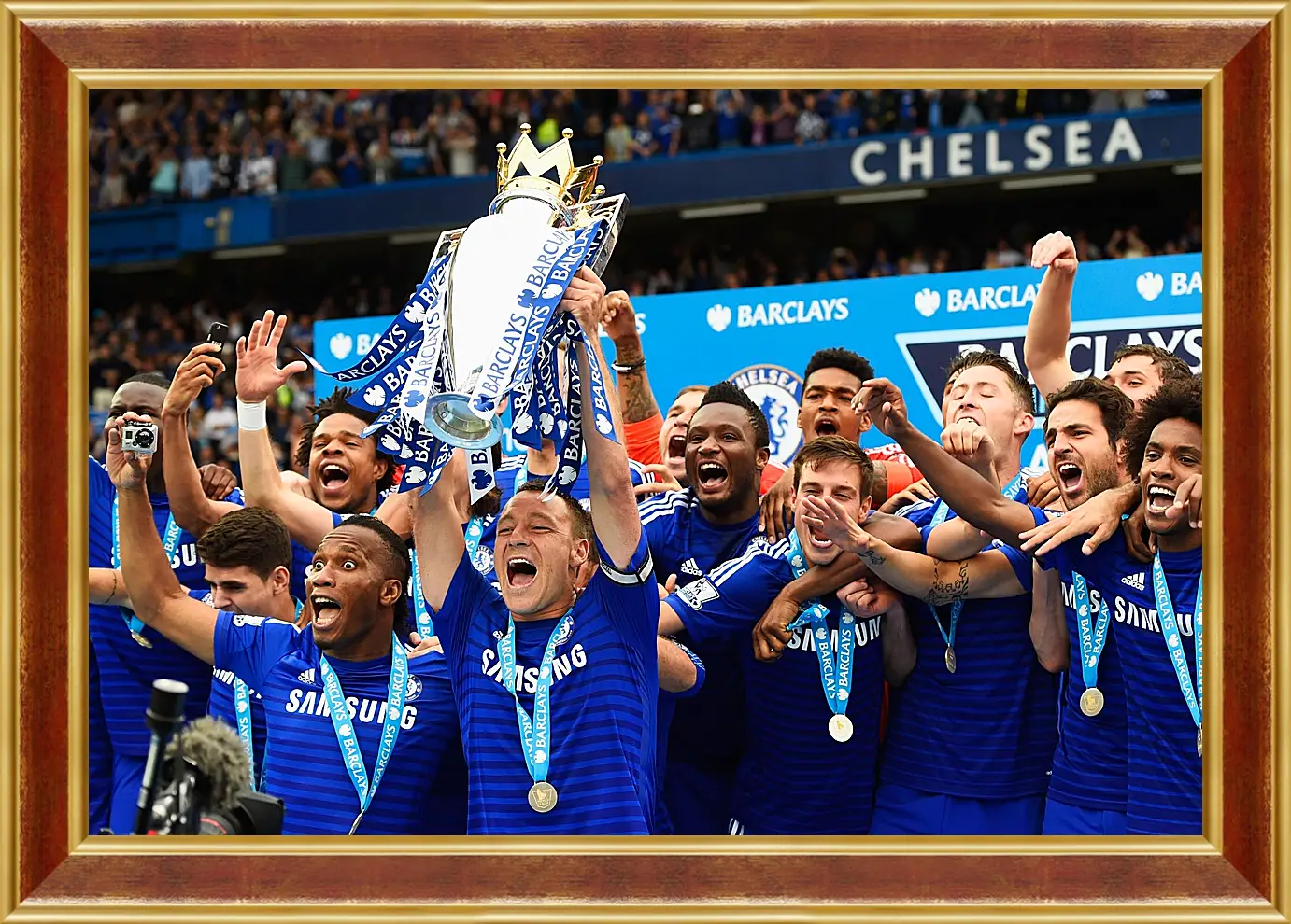 Картина в раме - Победа в АПЛ. ФК Челси. FC Chelsea