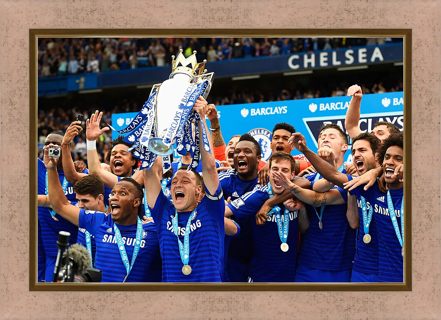 Картина в раме - Победа в АПЛ. ФК Челси. FC Chelsea