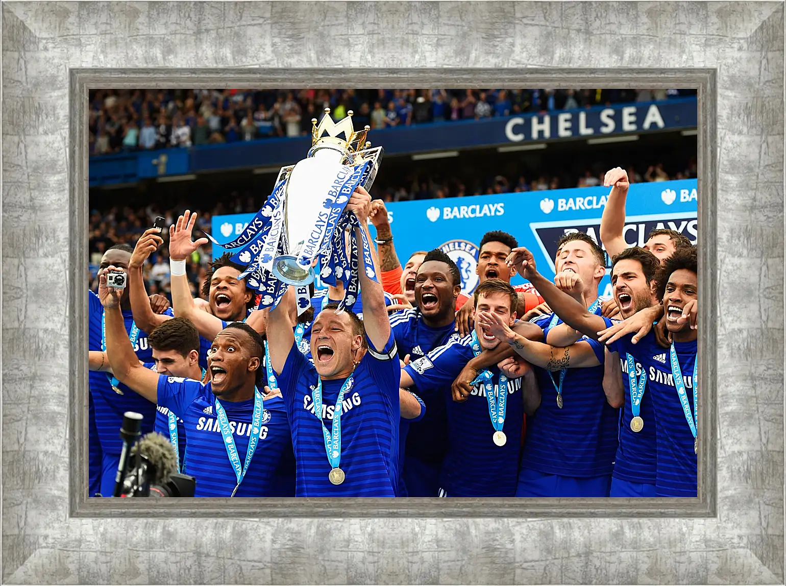 Картина в раме - Победа в АПЛ. ФК Челси. FC Chelsea