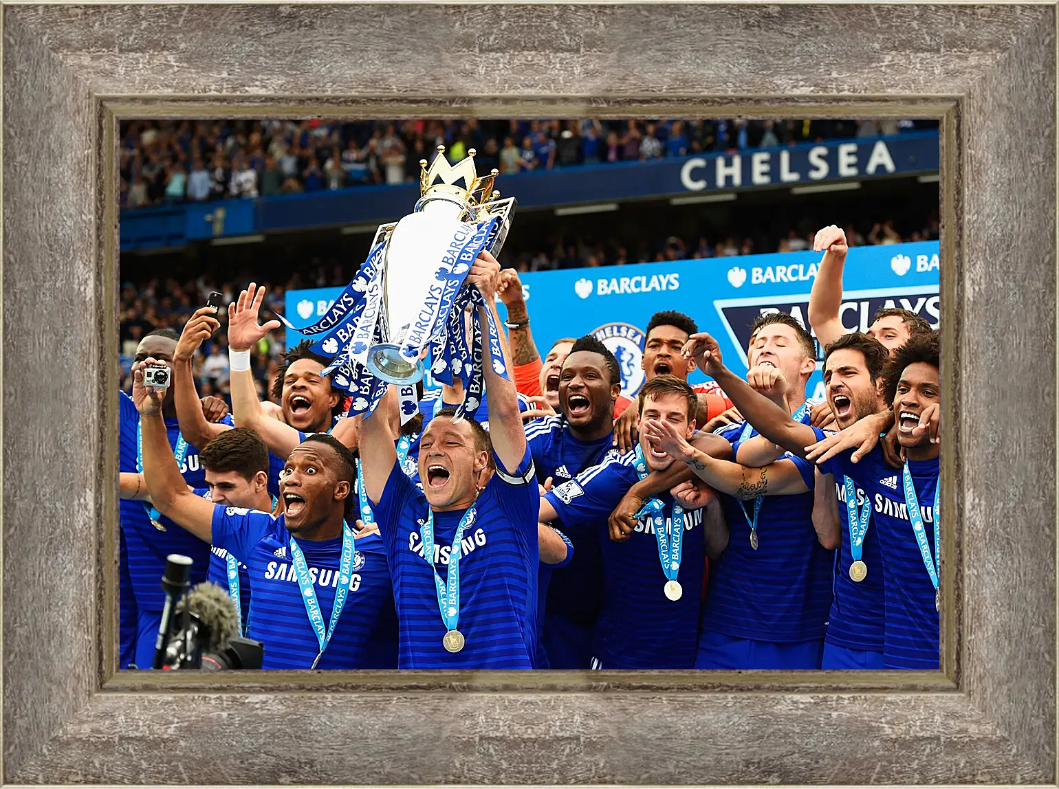 Картина в раме - Победа в АПЛ. ФК Челси. FC Chelsea