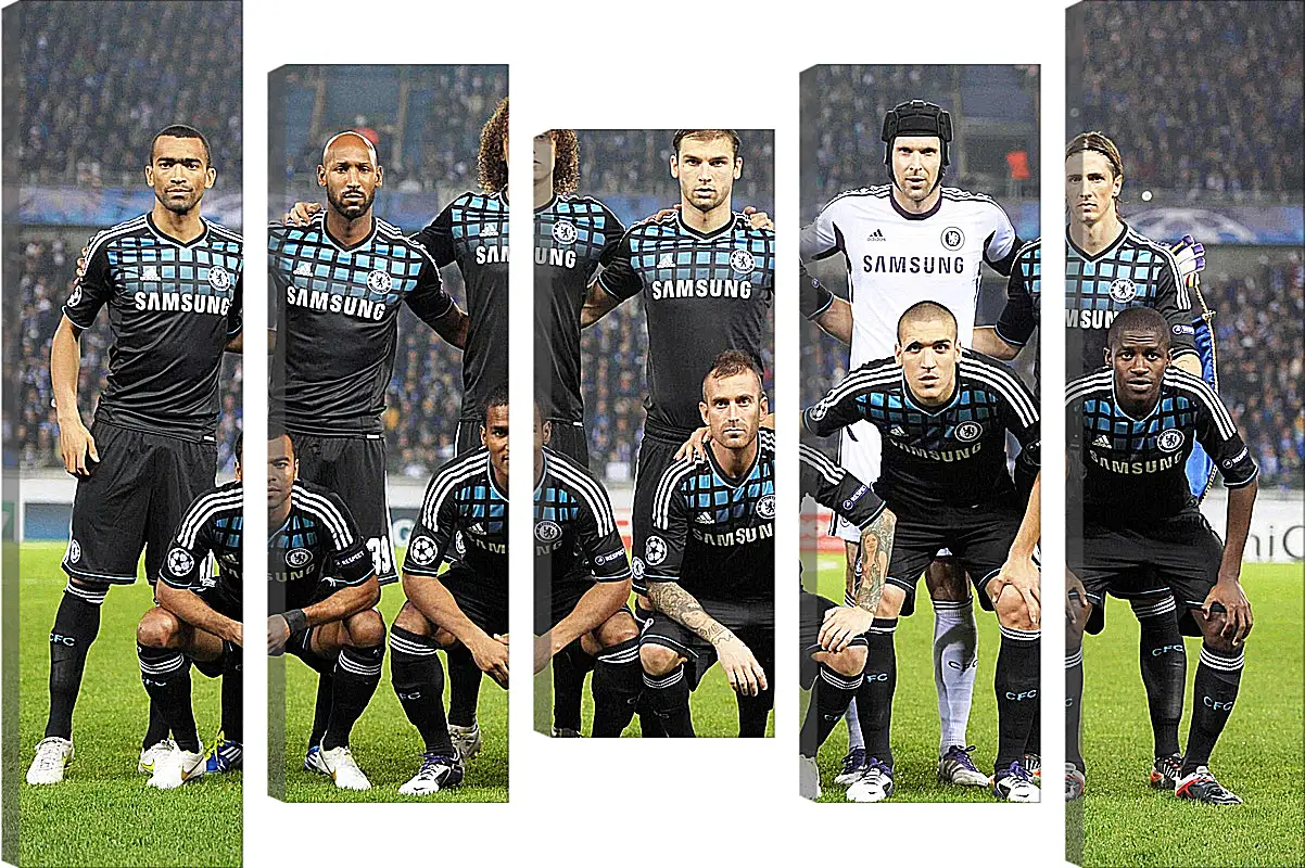 Модульная картина - Фото перед матчем ФК Челси. FC Chelsea