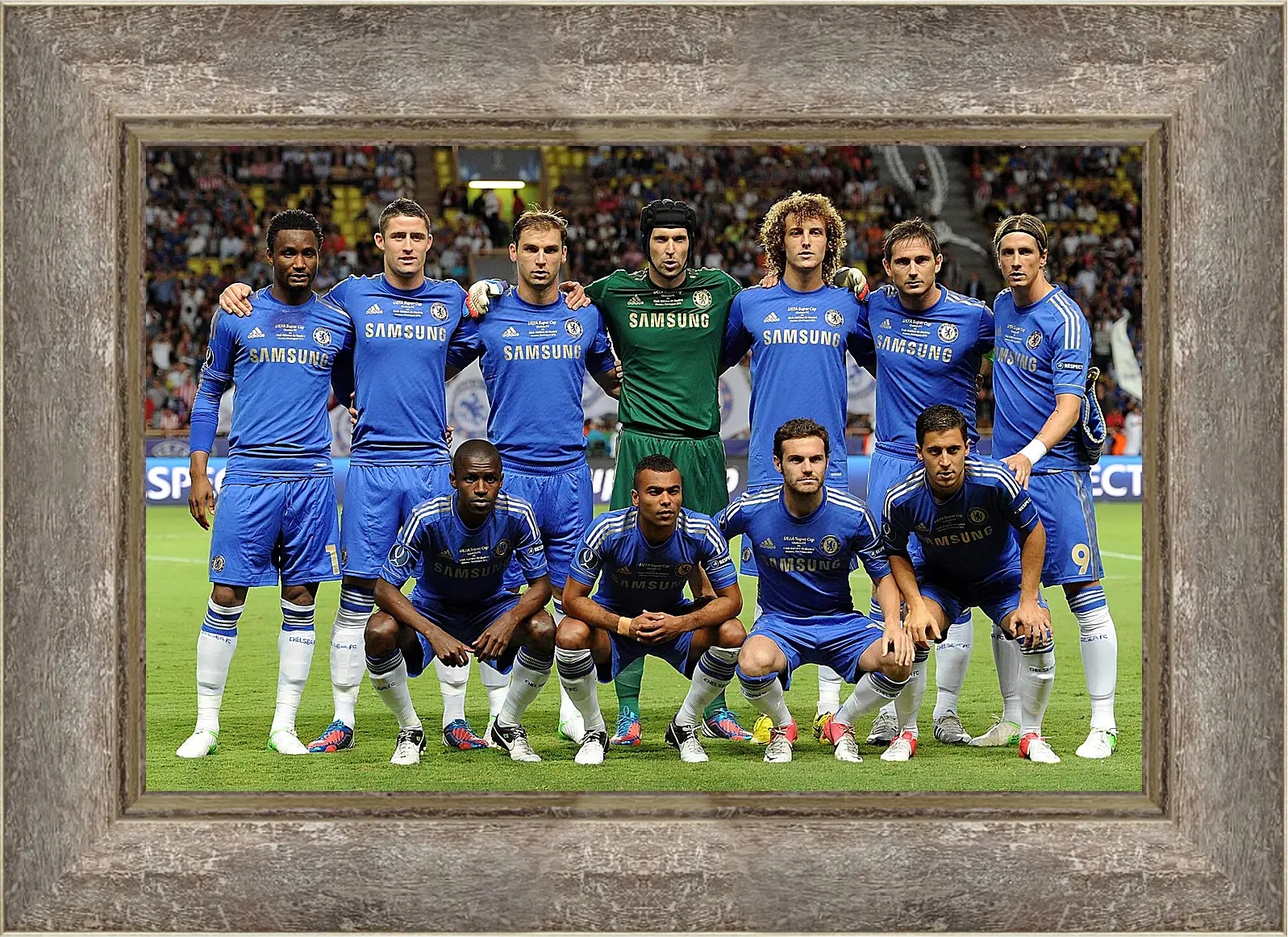 Картина в раме - Фото перед матчем ФК Челси. FC Chelsea