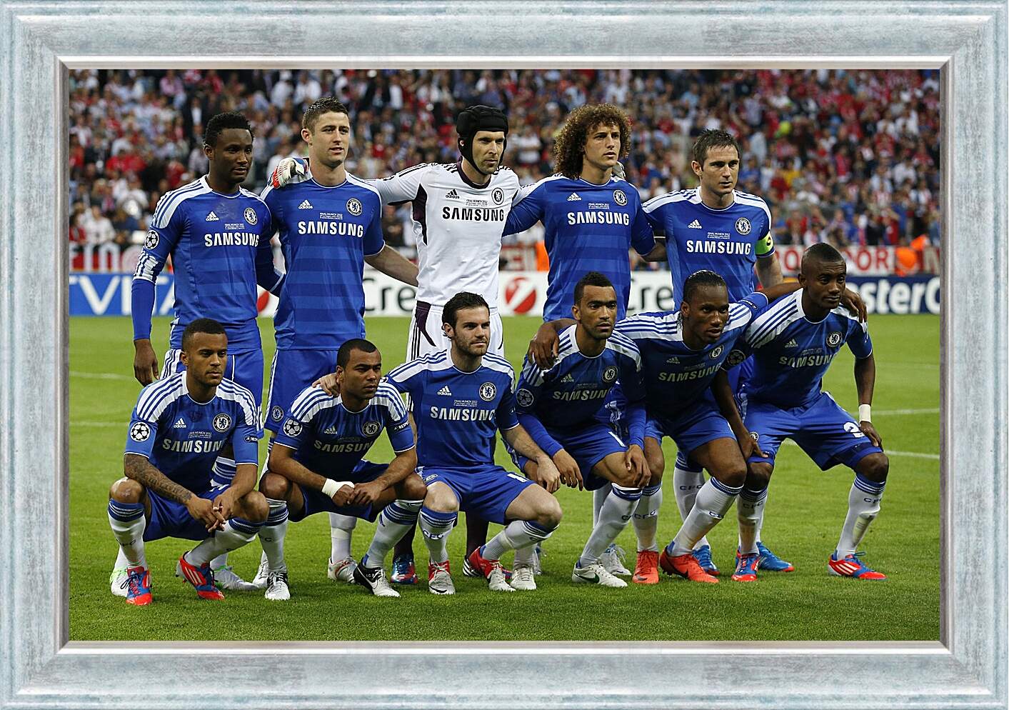 Картина в раме - Фото перед матчем ФК Челси. FC Chelsea