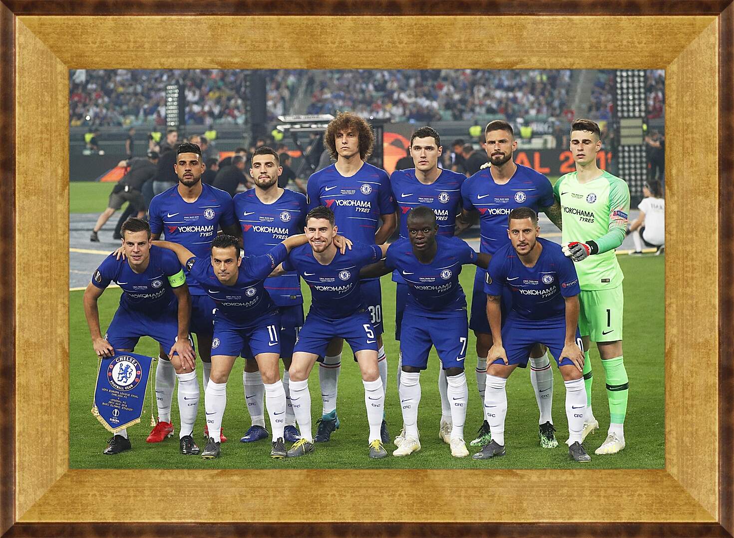 Картина в раме - Фото перед матчем ФК Челси. FC Chelsea