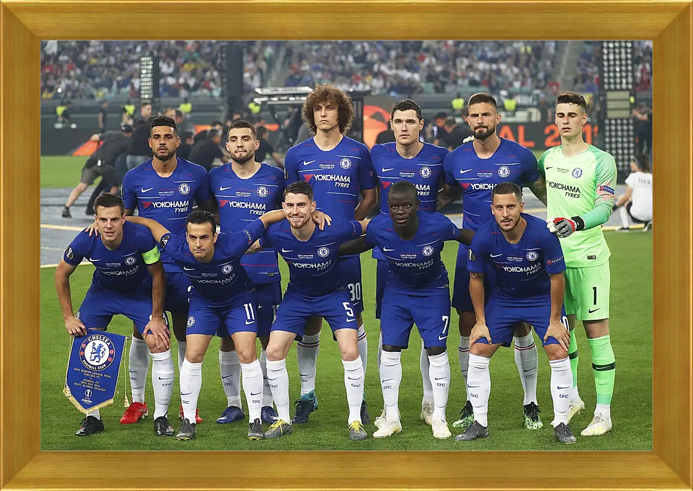 Картина в раме - Фото перед матчем ФК Челси. FC Chelsea