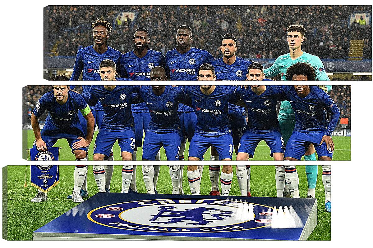 Модульная картина - Фото перед матчем ФК Челси. FC Chelsea