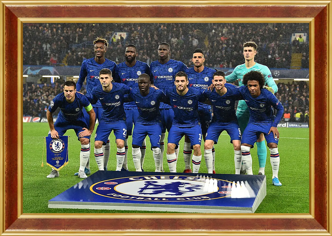 Картина в раме - Фото перед матчем ФК Челси. FC Chelsea