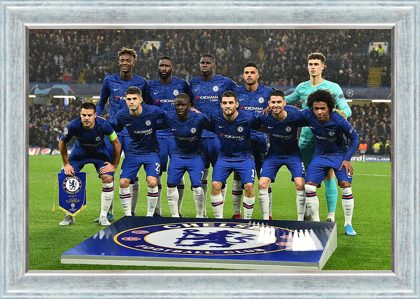 Картина в раме - Фото перед матчем ФК Челси. FC Chelsea