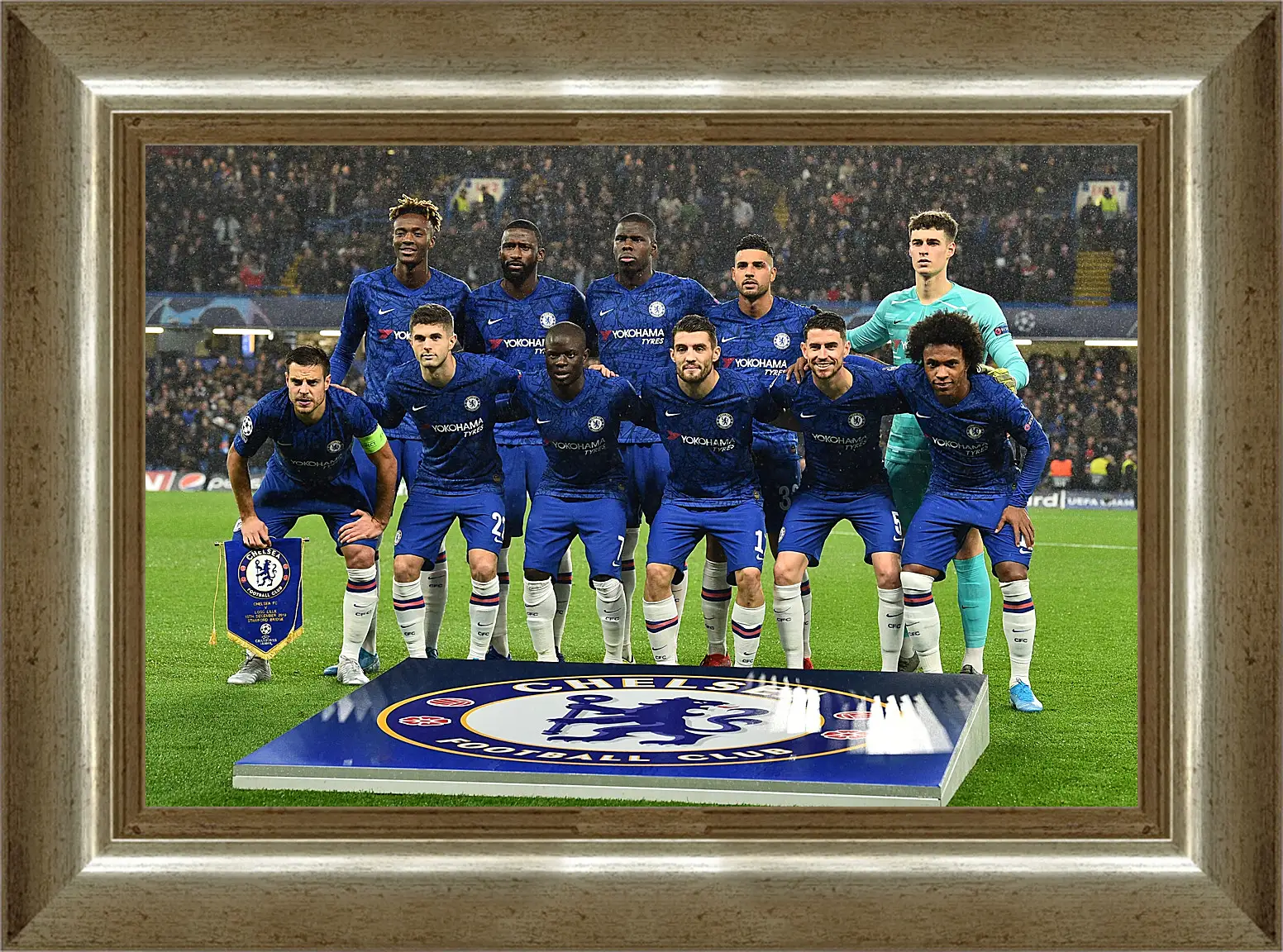 Картина в раме - Фото перед матчем ФК Челси. FC Chelsea