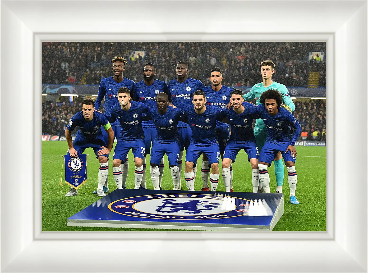 Картина в раме - Фото перед матчем ФК Челси. FC Chelsea