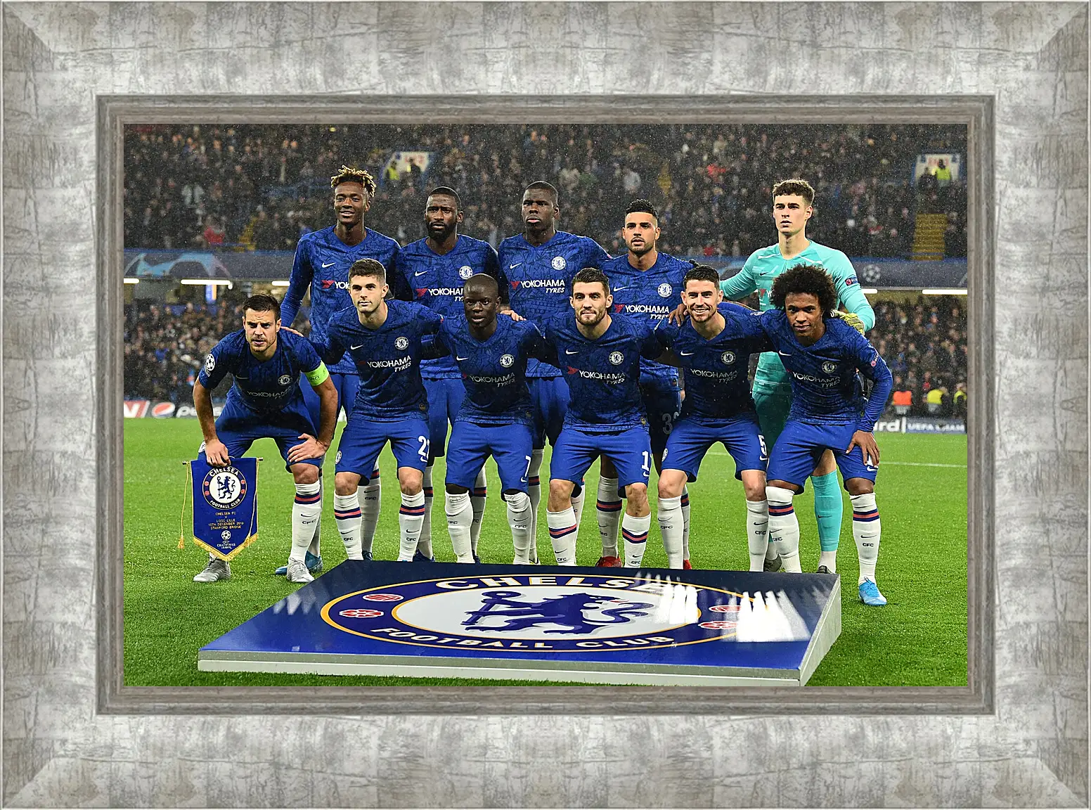 Картина в раме - Фото перед матчем ФК Челси. FC Chelsea