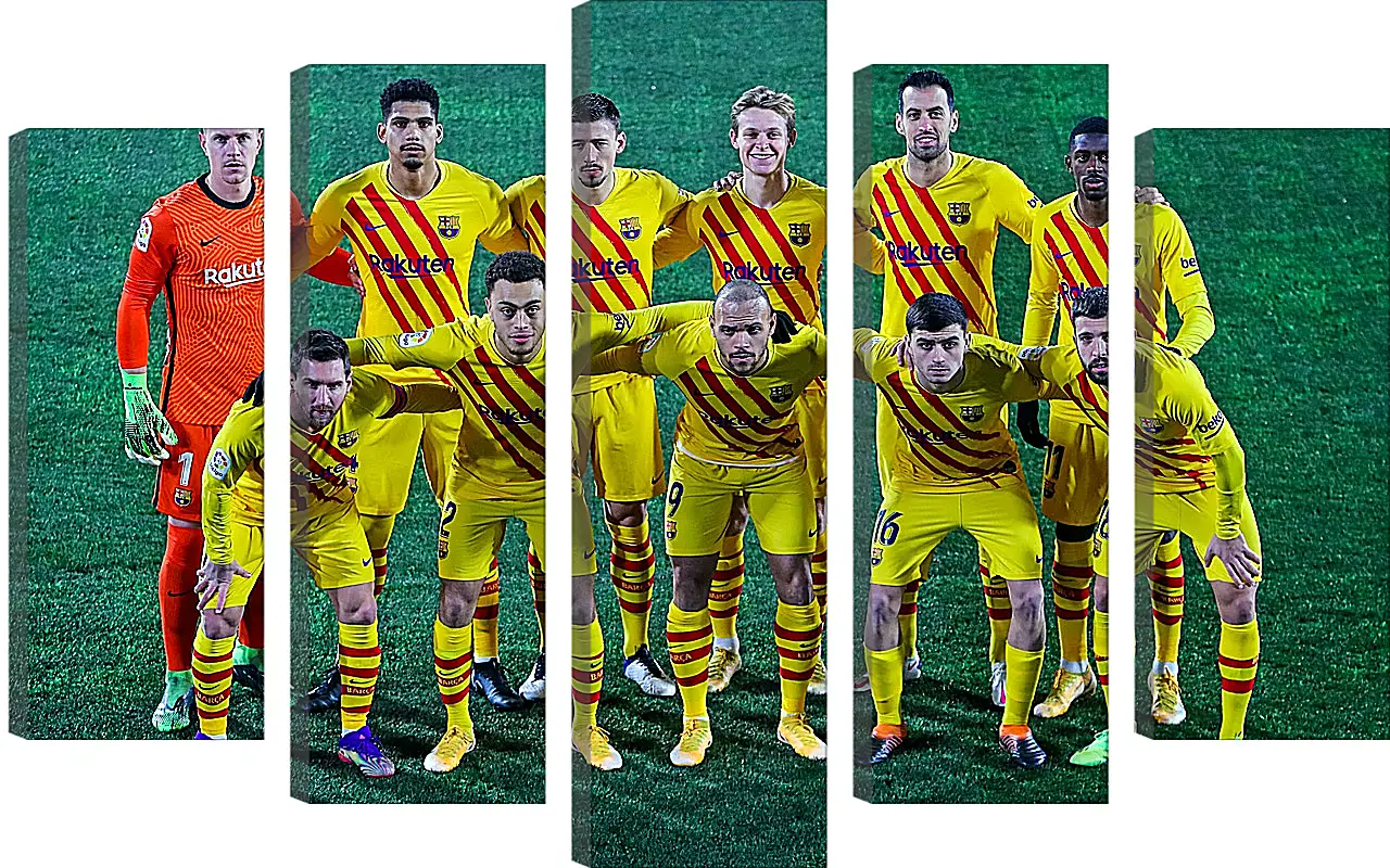 Модульная картина - Фото перед матчем ФК Барселона. FC Barcelona