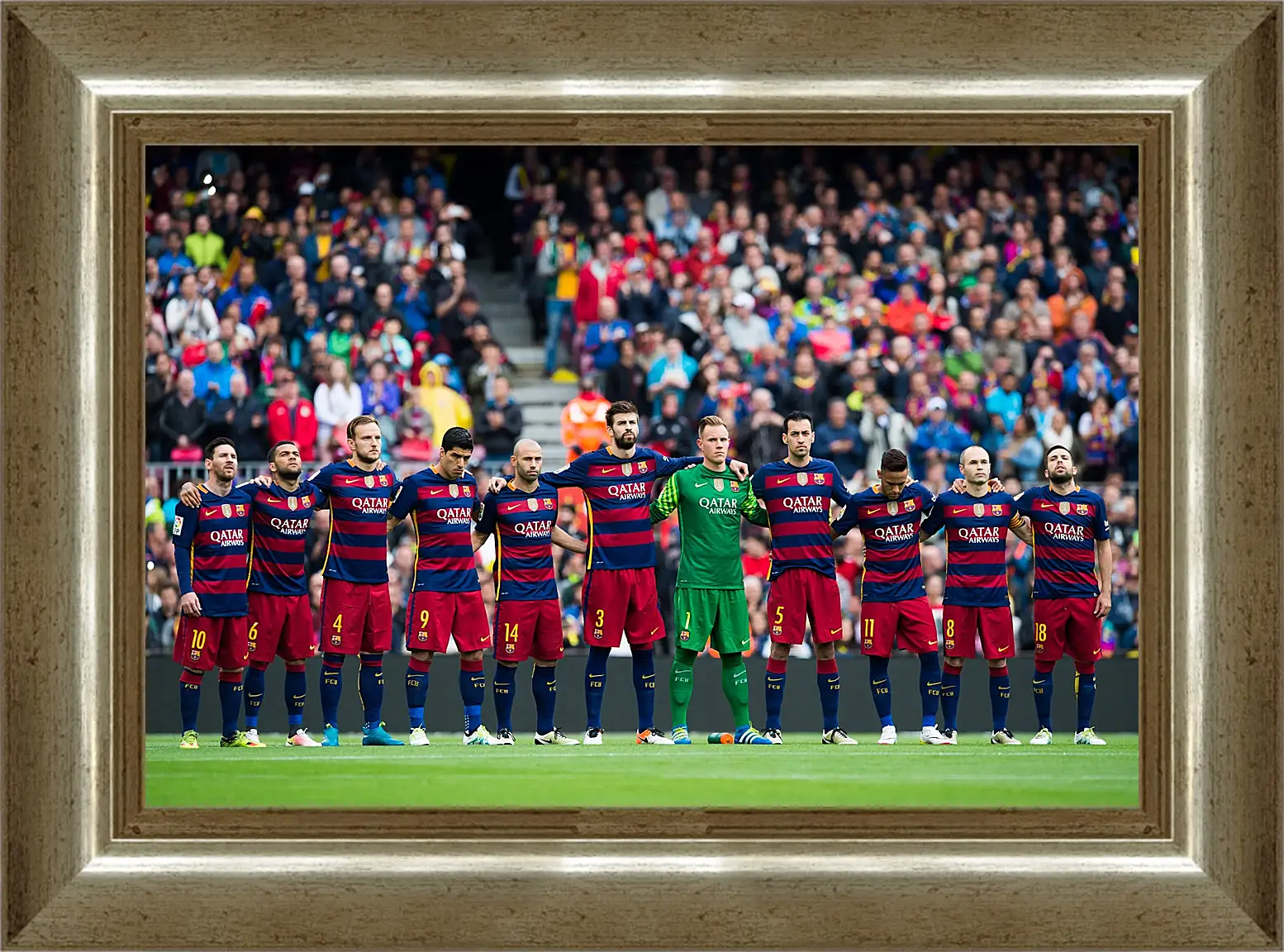 Картина в раме - ФК Барселона. FC Barcelona