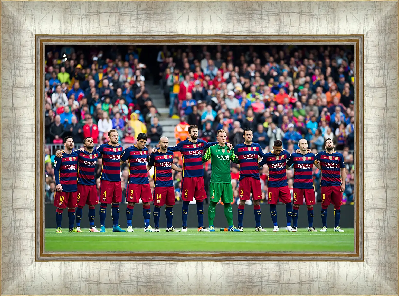 Картина в раме - ФК Барселона. FC Barcelona