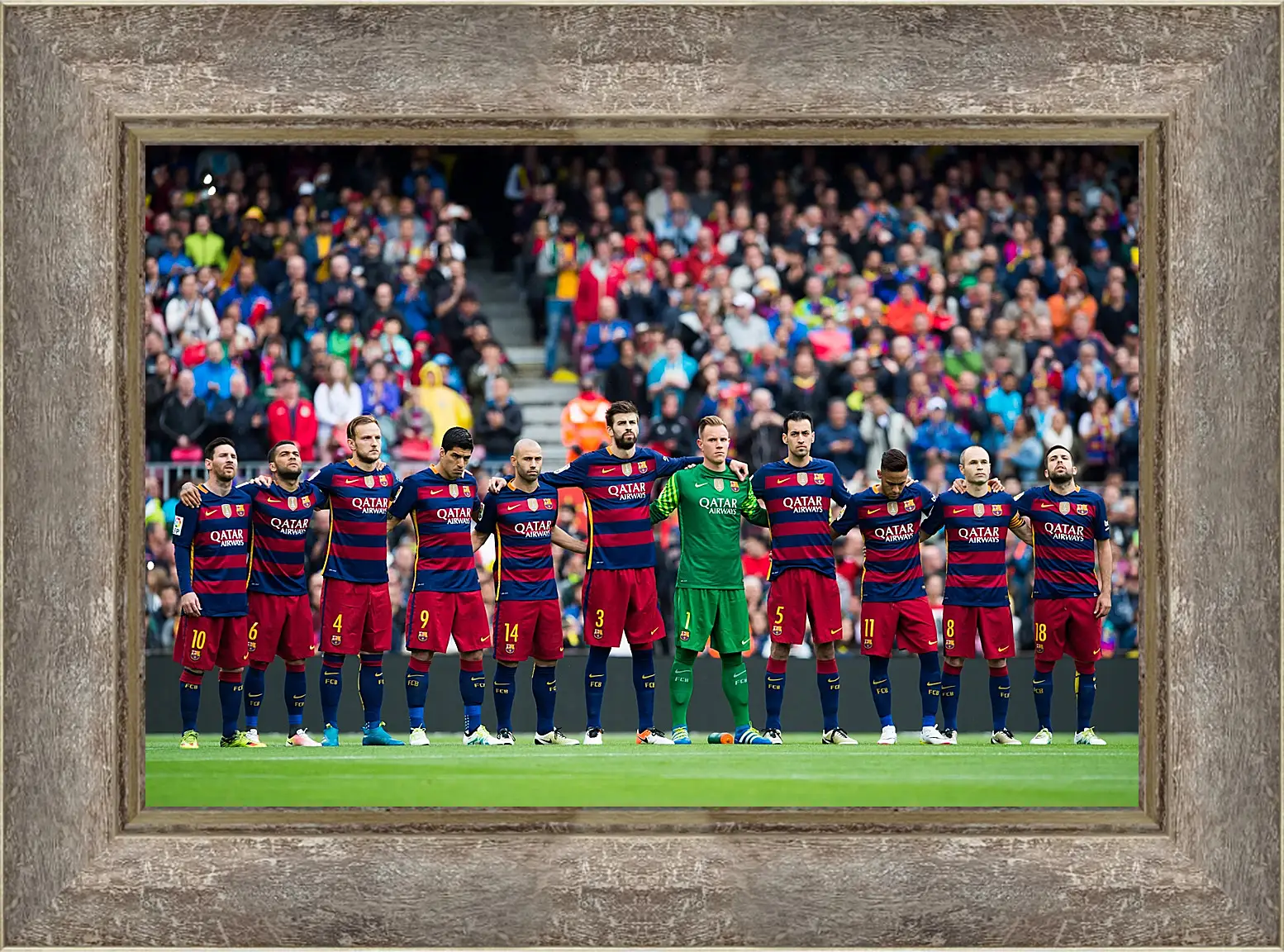 Картина в раме - ФК Барселона. FC Barcelona