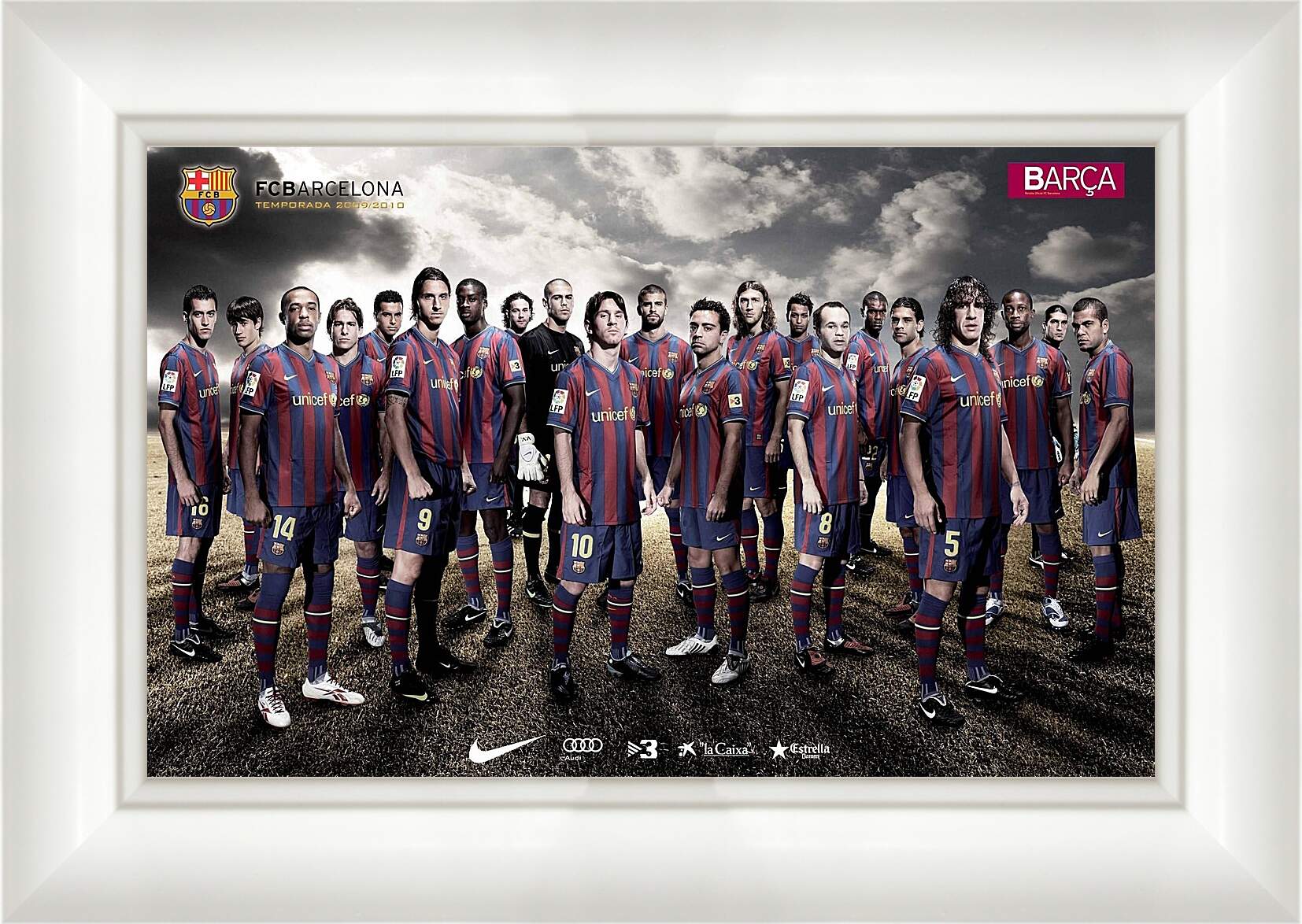 Картина в раме - ФК Барселона. FC Barcelona