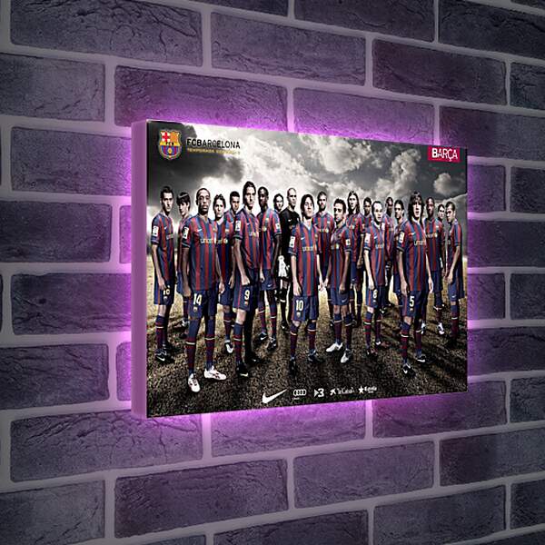 Лайтбокс световая панель - ФК Барселона. FC Barcelona