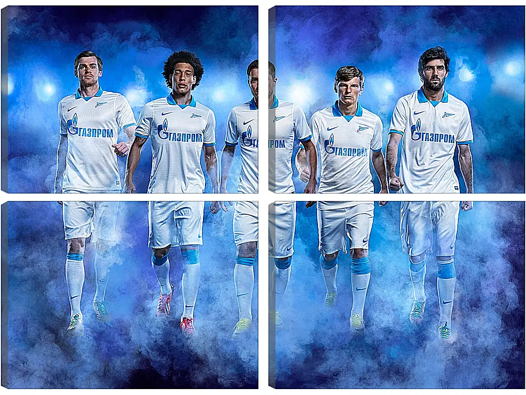 Модульная картина - ФК Зенит Санкт-Петербург. FC Zenit St. Petersburg