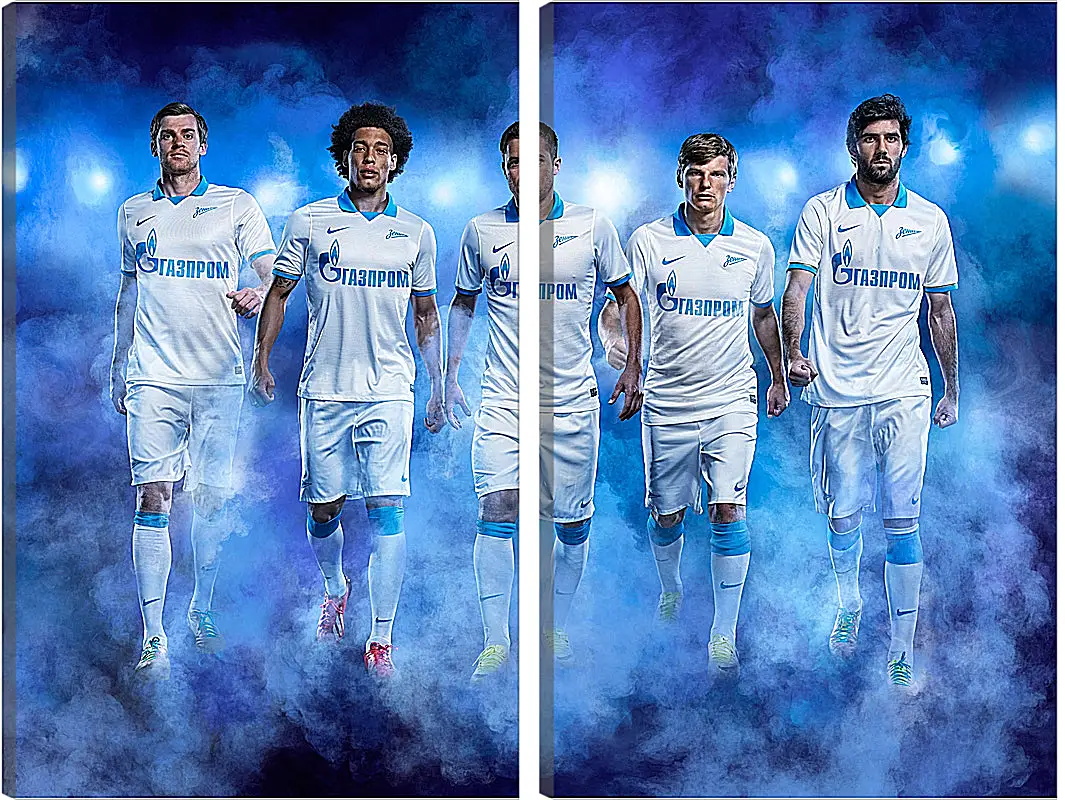 Модульная картина - ФК Зенит Санкт-Петербург. FC Zenit St. Petersburg