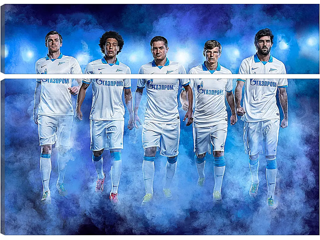 Модульная картина - ФК Зенит Санкт-Петербург. FC Zenit St. Petersburg