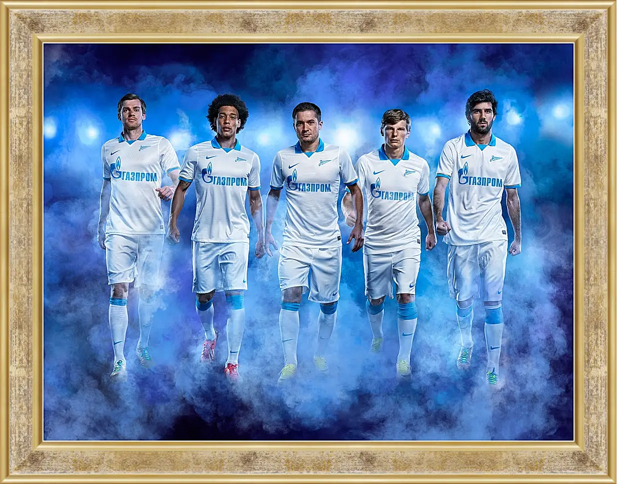 Картина в раме - ФК Зенит Санкт-Петербург. FC Zenit St. Petersburg