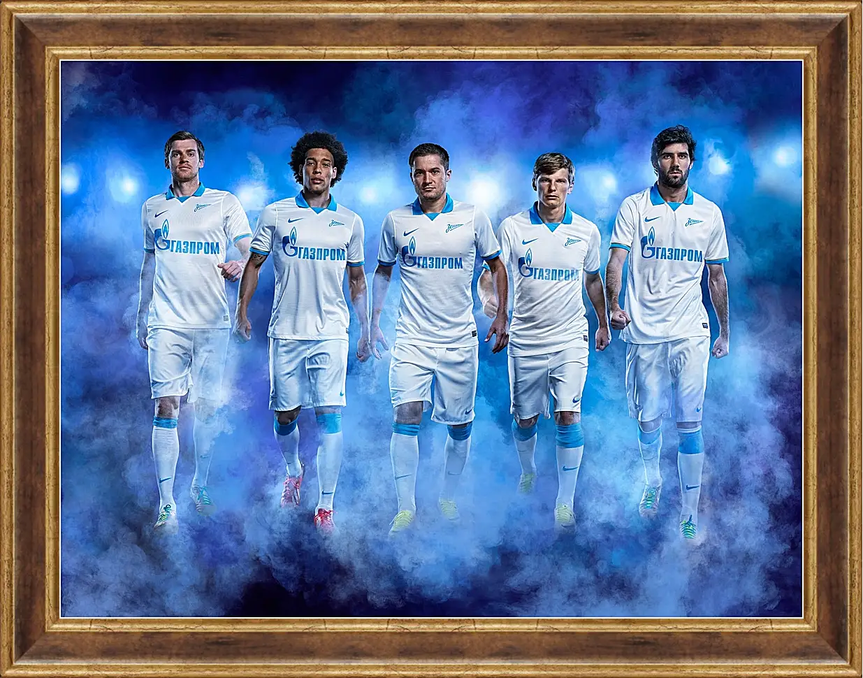 Картина в раме - ФК Зенит Санкт-Петербург. FC Zenit St. Petersburg