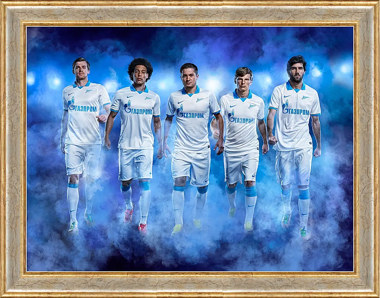 Картина в раме - ФК Зенит Санкт-Петербург. FC Zenit St. Petersburg